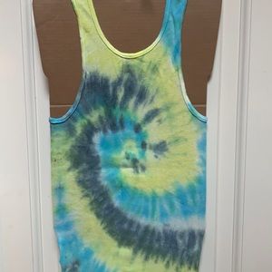 Tie Dye Woman's Tank Top - Large